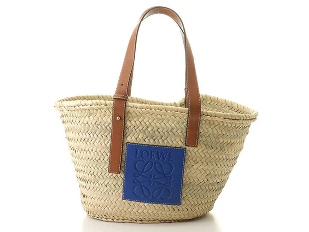 Loewe Basket Bag Palm Tree Calfskin Paris Bon Limited Edition